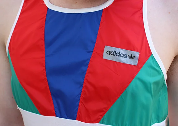 Vintage Adidas Colorful Tank Top (Size M) NWT — RootsBK